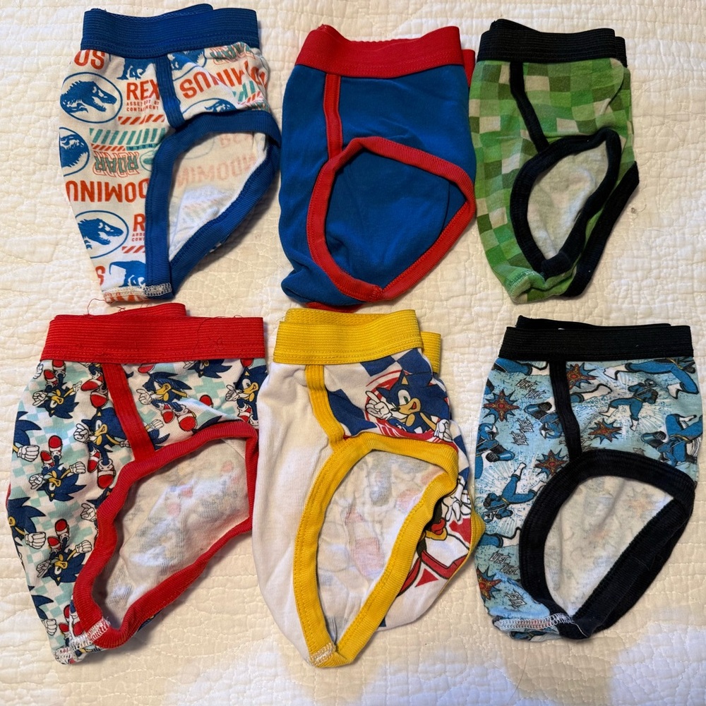 Bundle of 6T underwear